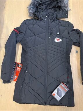 BNWT actionheat Kansas City Chiefs Heated Women’s Jacket Size M